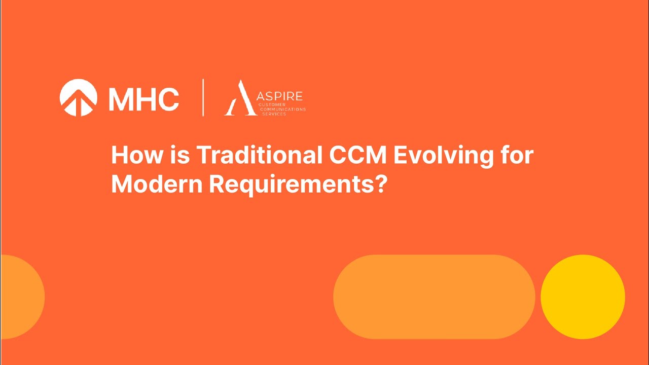 [CCM for IT Leaders Webinar Insight #4] How is Traditional CCM Evolving ...