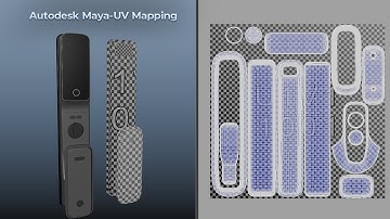 Smart Door Lock 3D Modelling in Maya | Part-3 | UV Mapping