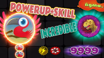 INCREDIBLE SKILLS + POWERUPS | AGMA.IO