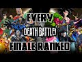 Every DEATH BATTLE Finale Ranked