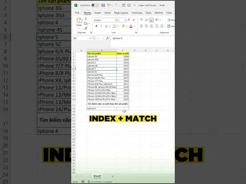 [Thủ thuật Excel] Vì sao hàm INDEX MATCH là lựa chọn tốt hơn VLOOKUP trong Excel? #Shorts