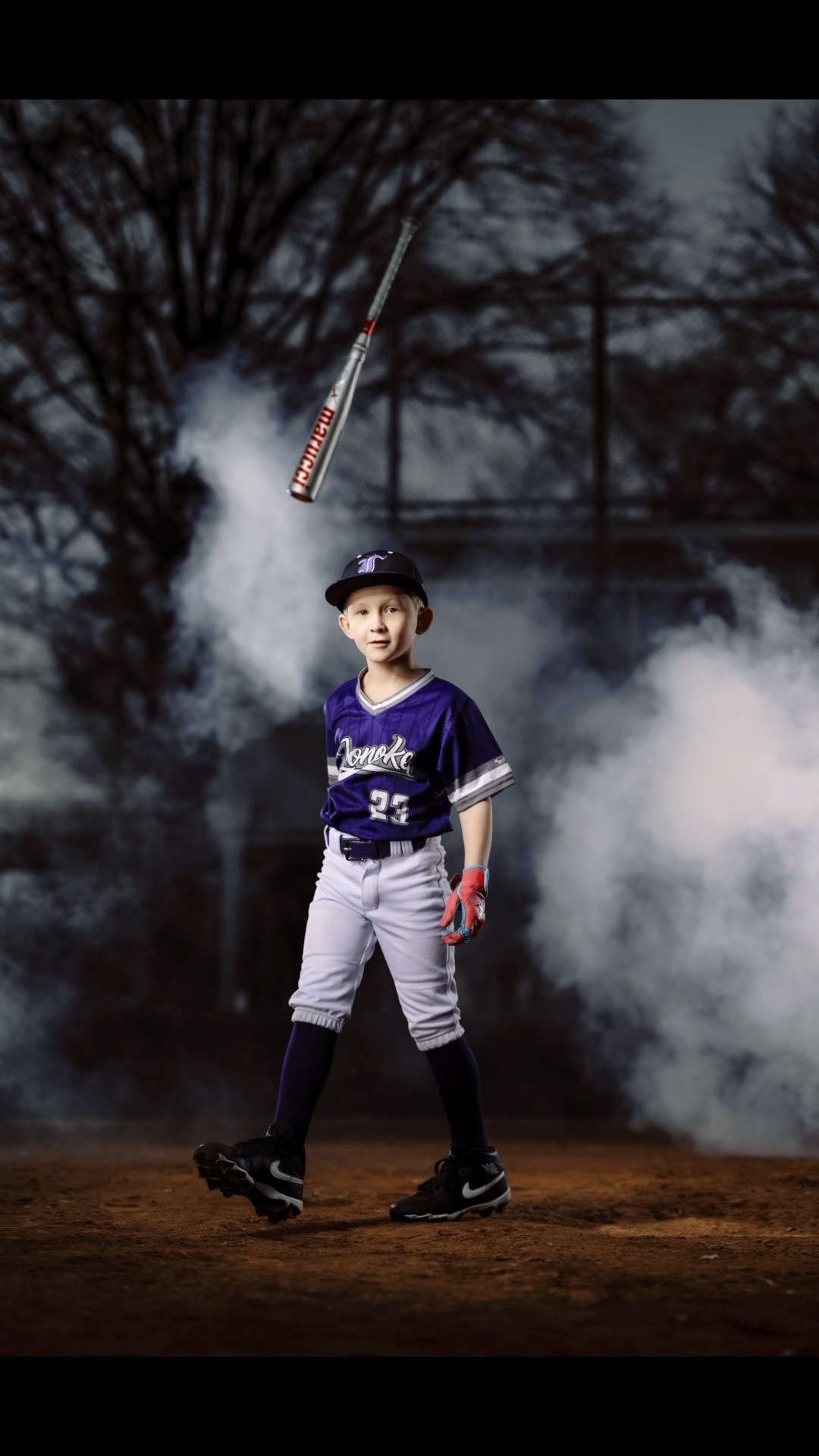 The bat flip! He’s definitely done that before! #sportsphotographer #baseball