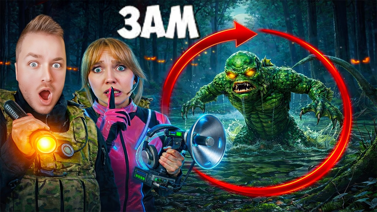 I SPIED On The Pond MONSTER At 3 AM! We Found More MONSTERS!