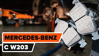 Remove Brake pad set MERCEDES-BENZ - video tutorial