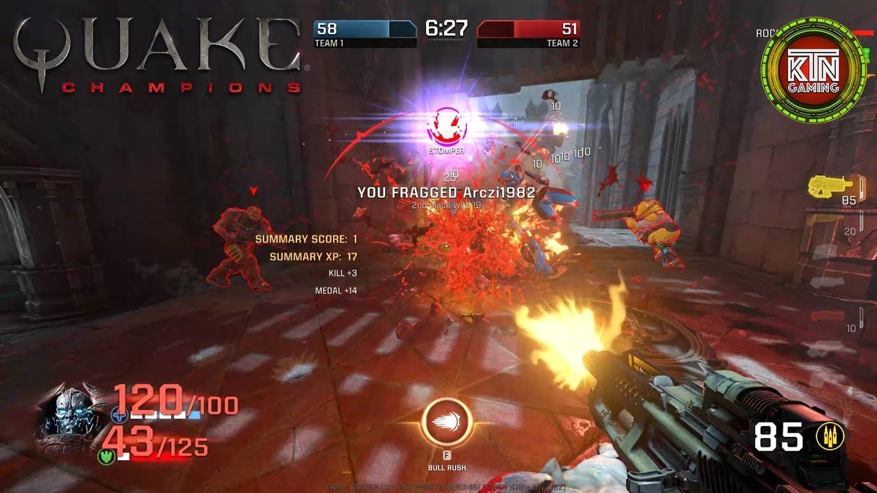 QUAKE CHAMPIONS | Let's Play Online | Team Deathmatch on Corrupted Keep