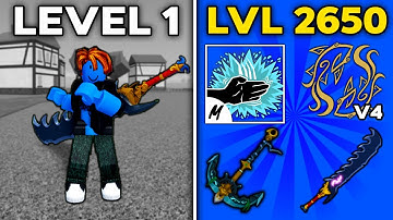 Noob to MAX As Sharkman With ALL SHARK POWERS [Part 1] (Blox Fruits)