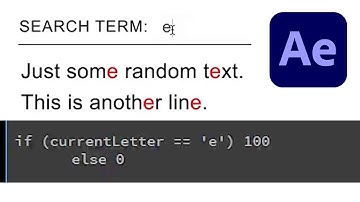 AE Expression Selector - Highlighting Letters in After Effects