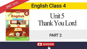 Class 4 English Unit 5 Part 2