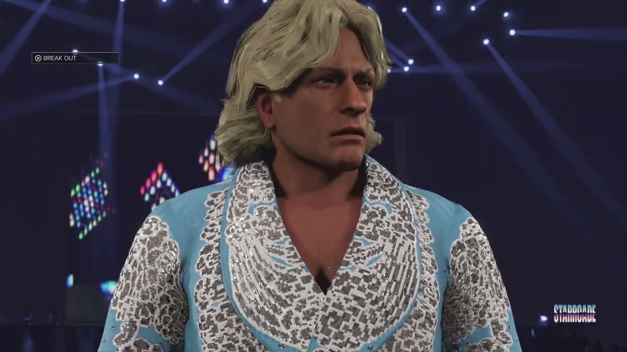 Sting vs Ric Flair WCW Starrcade 89 WWE 2K23