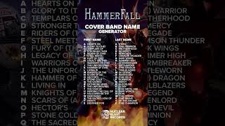 Hammerfall - Cover Band Name Generator (Shorts)