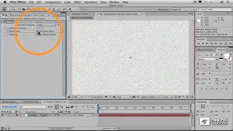 After Effects CS5 203: Secrets of Particle Playground - 36 Creating the Random Noise Map