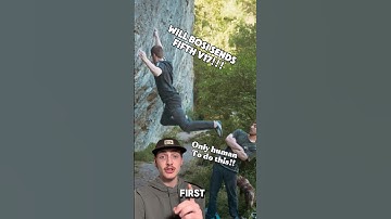 Is this the worst looking V17 Boulder?🫣 #climbing #bouldering #rockclimbing #willbosi #climb