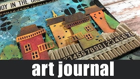 Art journal | using distress oxide ink