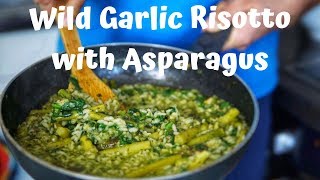 Wild Garlic Risotto with Asparagus