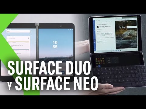 SURFACE NEO y SURFACE DUO: Microsoft sorprende con un MÓVIL ANDROID y PANTALLAS DOBLES