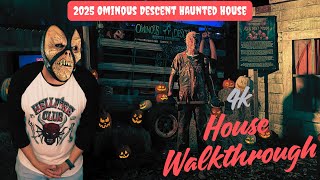😱🎥 2025 Ominous Descent House Walkthrough + Scare-Cam Perspective Winter Haven Florida Haunt.