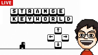 画面内にあるキーだけで操作を進める面白ゲームで遊ぶ！～枠取り直し～｜STRANGE KEYWORLD