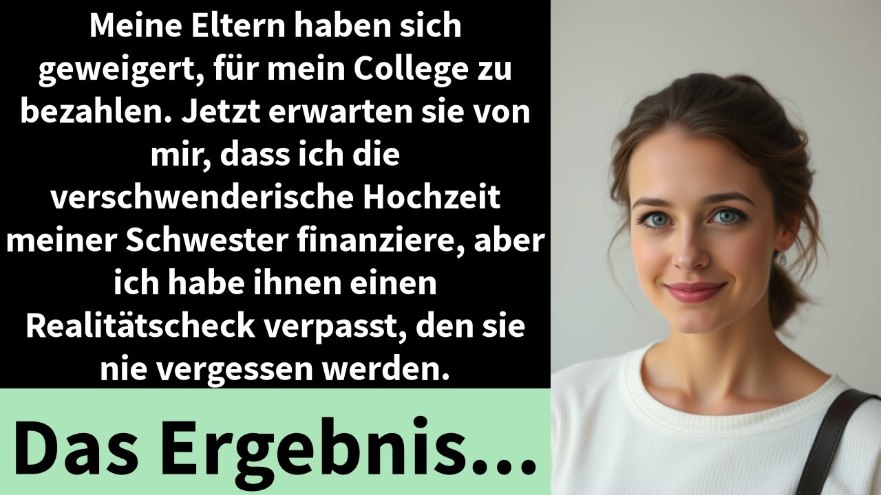 Meine Eltern haben sich geweigert, für mein College zu bezahlen. Jetzt erwarten sie von mir,