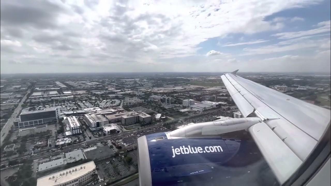 JetBlue A320 Landing at Miami airport YouTube
