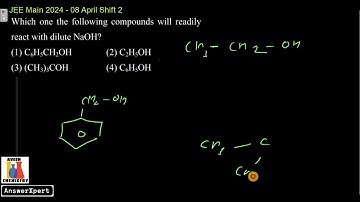 Which one of the following compounds will readily react with dilute NaOH?