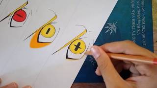 How To Draw Naruto's Eyes || Naruto Shippuden