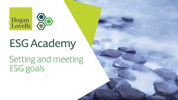 ESG Academy: Setting and meeting ESG goals