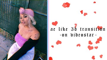 Ae like 3D shape on video star// @videostartools