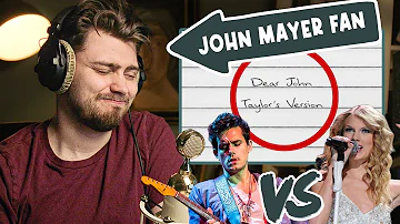 John Mayer Fan Reacts to Taylor Swift's "John Mayer Songs" (Music Producer Reacts)