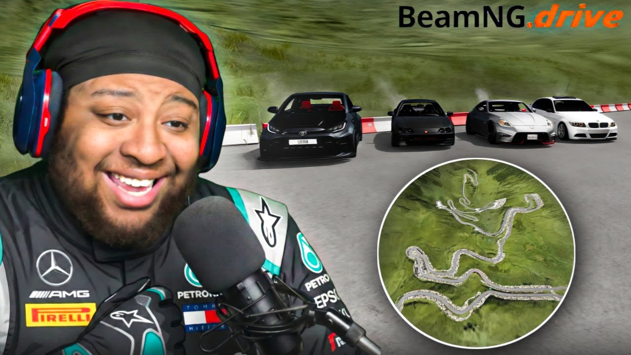 TOUGE MOUNTAIN PASS WITH NEW GR COROLLA ON BEAMNG.DRIVE