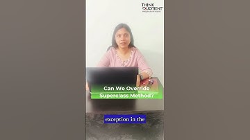 Exception Handling Part 1: Method Overriding in Java