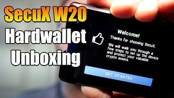 SecuX W20 hardware wallet unboxing - A Ledger Nano Alternative?