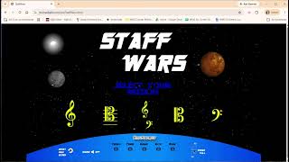 Beginning Violin Staff Wars Range Set-Up