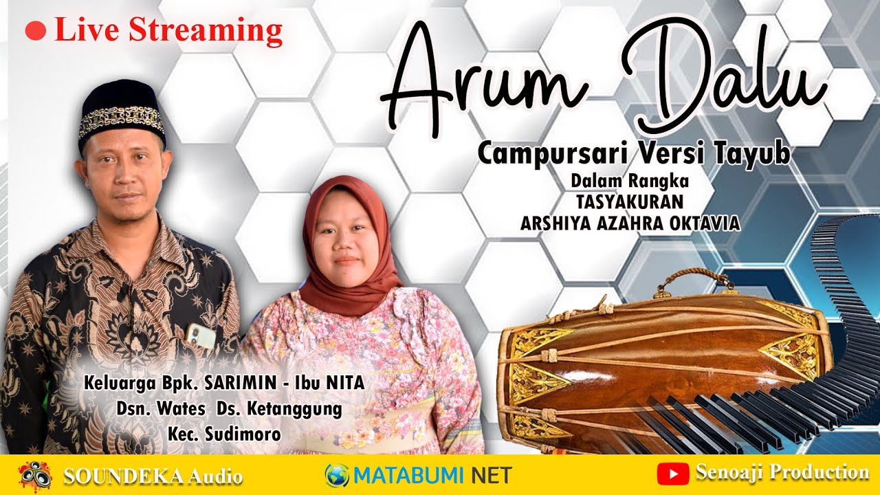 LIVE !!!  ARUM DALU Campursari Versi Tayub di Rumah Bpk. SARIMIN (Travel) Ibu NITA || Soundeka Audio