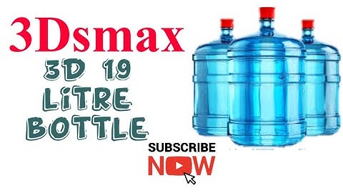 How to make 3D bottle using lathe modifier in 3Ds max