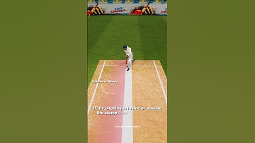 The confusion about LBW will be cleared after watching the 3D animation 🔥🏏#lbw #cricket #cricketf...