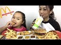 Mcdonalds bacon bigmac  nuggets meal  mukbang  ne lets eat