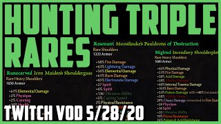 Attempting to farm TRIPLE RARES Stream VOD 5/28/20