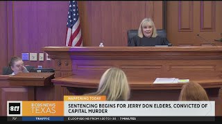 Sentencing begins for Jerry Don Elders, convicted of capital murder