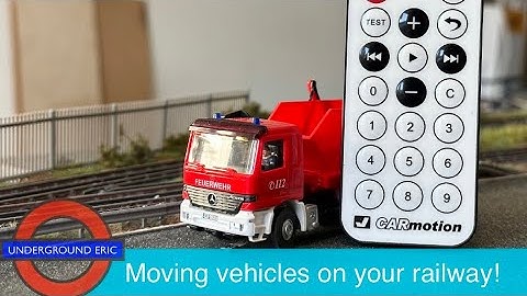 Self driving vehicles on model railways using Viessmann Carmotion! Super fun!