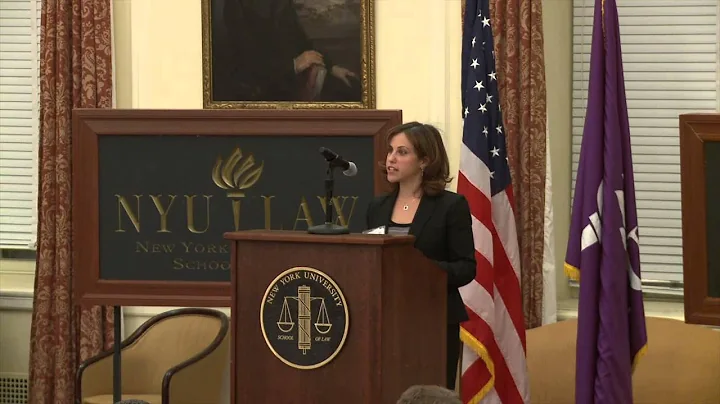 Inaugural Segal Lecture: Rachel Barkow, "Criminal Law as Regulation"