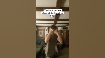 POV: that one person who’s is all bark and no bite 😭 #relatable #funny #shorts #fyp
