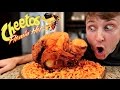 DIY FLAMING HOT CHEETOS TURKEY (DANGEROUS) TASTE TEST!!!