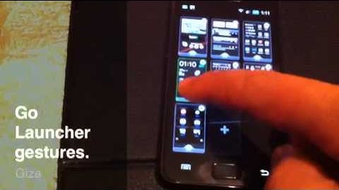 Go Launcher gestures