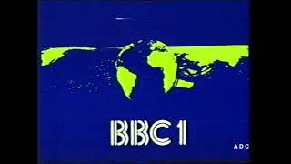 BBC1 announcer Mike Gamble 12th April 1982