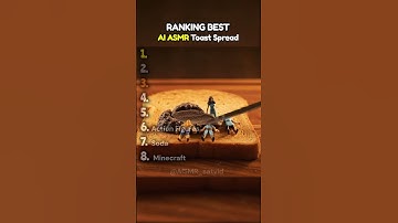 Ranking The Best AI ASMR Toast Spread - Part 1 #asmr #calm #oddlysatisfying #veo3  #satisfying