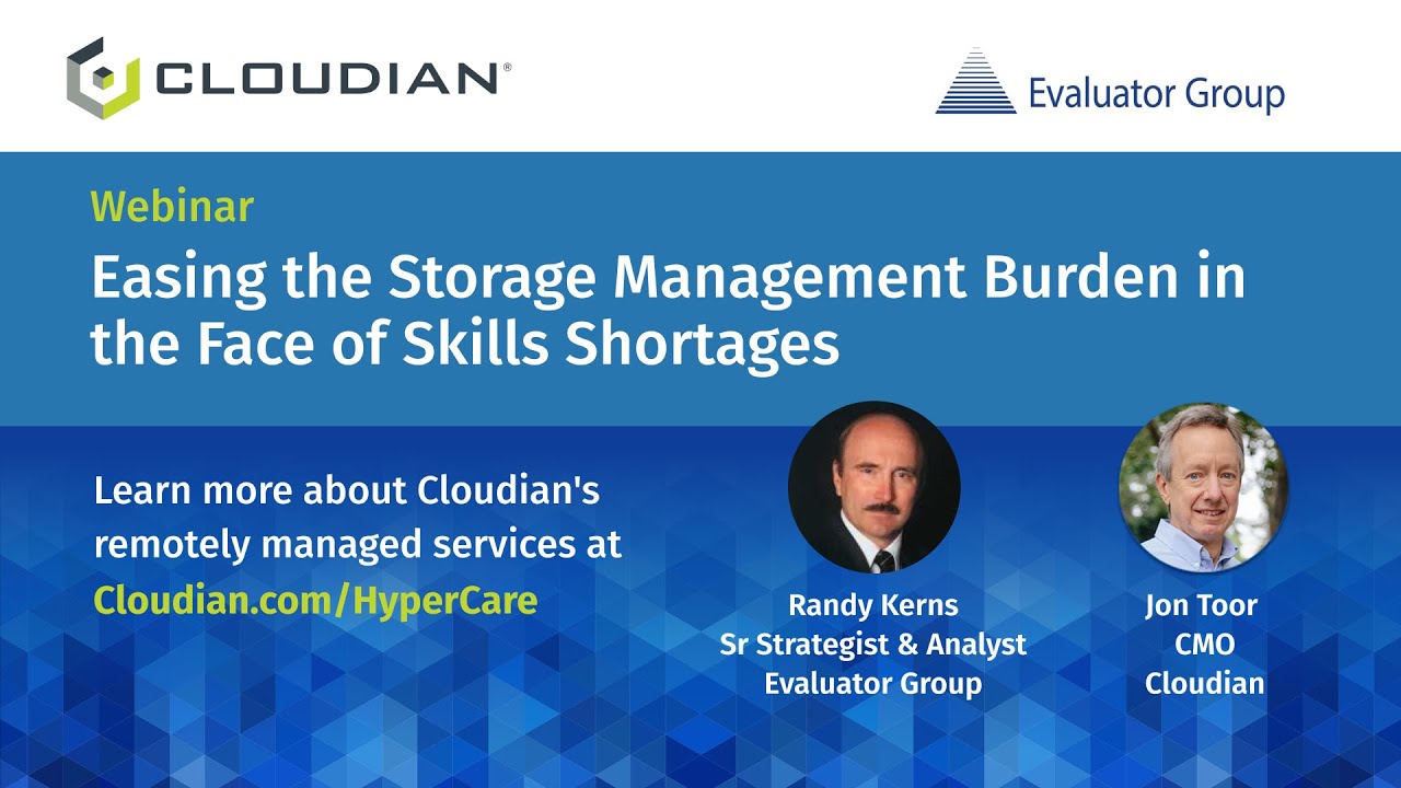 Easing the Storage Management Burden in the Face of Skills Shortages