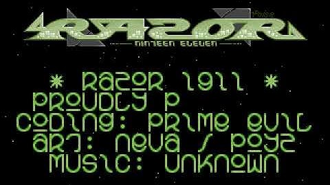 RAZOR 1911 - Simcity 2000 crack intro for PC DOS (Full HD 1080p & 50fps)