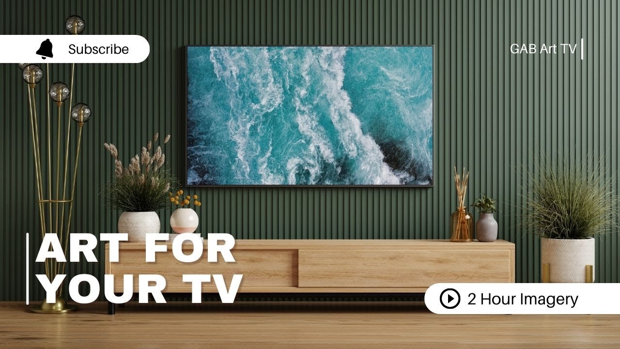 Iceland Bruarfoss Waterfall | Art For Your TV | GAB Art TV | Screen Saver | Gallery | 2 Hours | HD