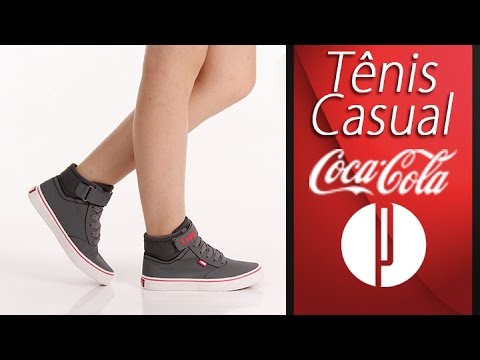 tenis coca cola mika new preto