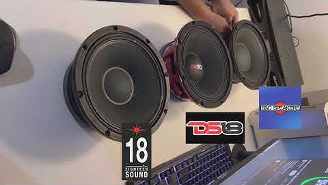 TOP 3 10" MIDBASS #B&C 10MD26 vs #18Sound 10MB600 vs #DS18Pancadao Midbass
